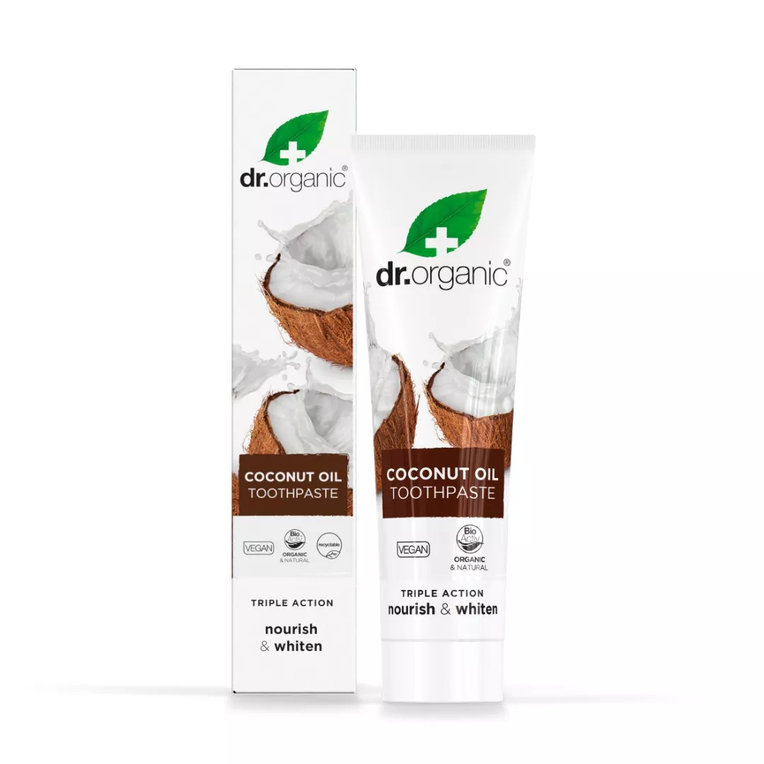 *Зубная паста Dr. Organic с кокосовым маслом 100мл