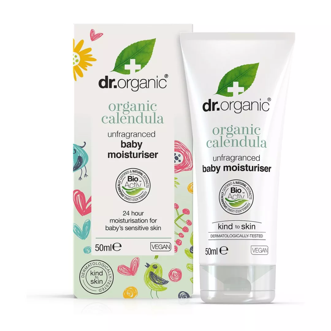 *Крем Dr. Organic Детский увлажняющий с экстрактом календулы без аромата 50мл