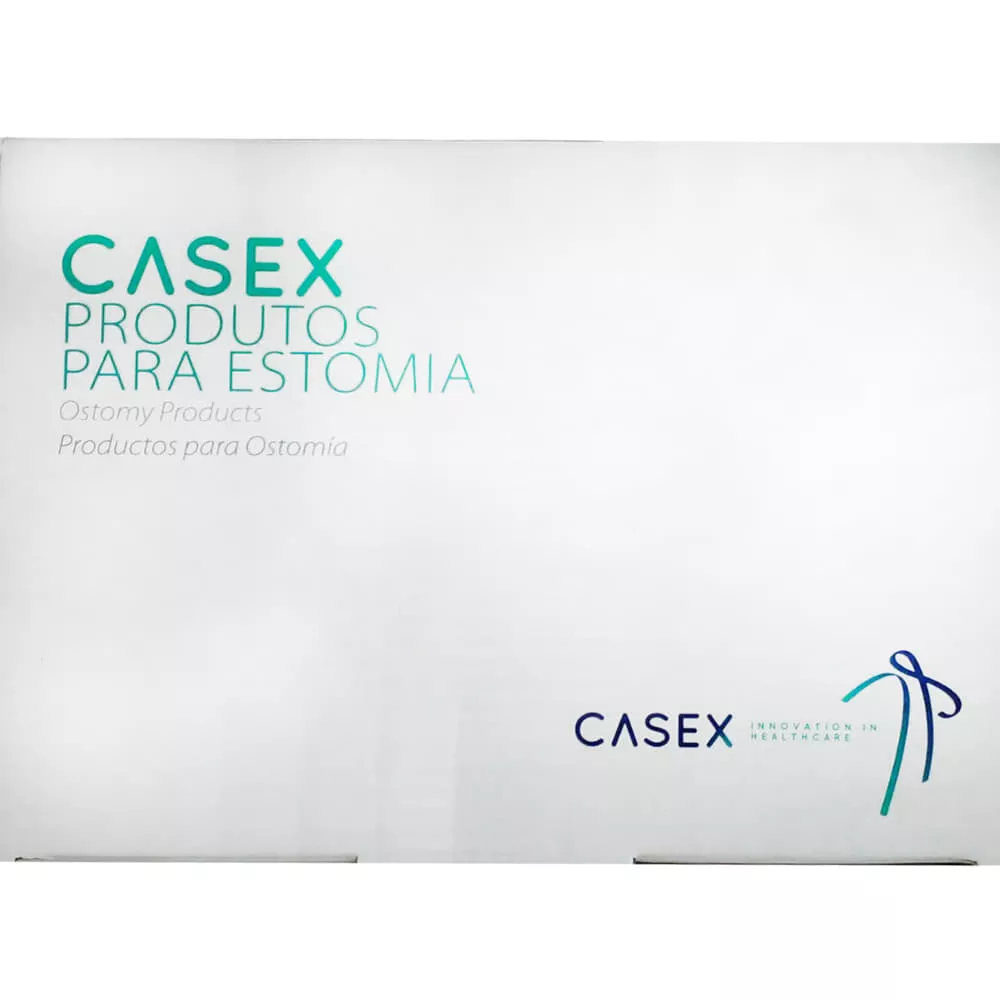 *Калоприемник Casex с экстрактом Aloe Vera стом. однокомп., открытый, непроз., вырез 13-80 мм №15
