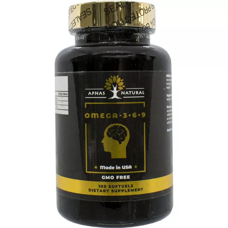 *Омега 3-6-9 жирн. кислоты Apnas Natural 1005мг капс. №100