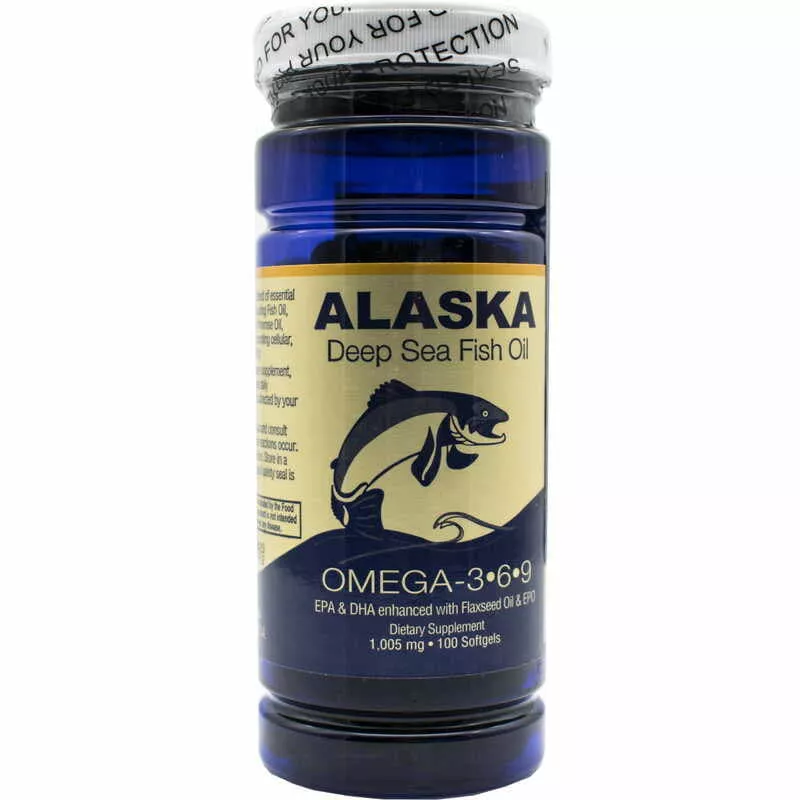 *Омега-3-6-9 Alaska Рыбий жир капс. №100