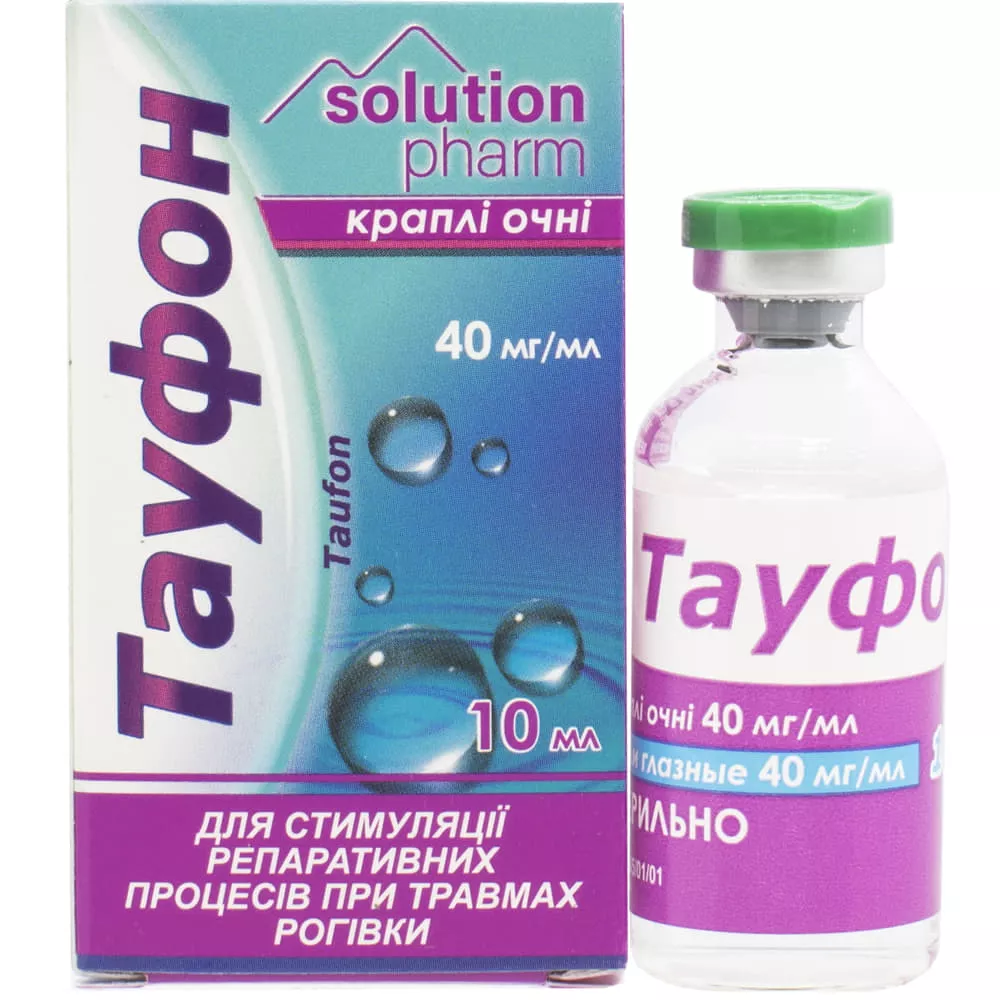 *Тауфон капли глаз. 40 мг/мл 10 мл