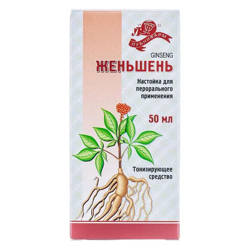 *Женьшеня н-ка флак. 50мл Лубныфарм