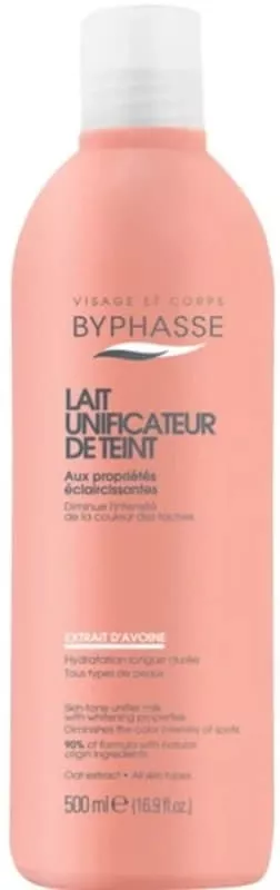 *Молочко для тела Byphasse Skin-Tone Unifier Освещение с экстрактом овса 500 мл