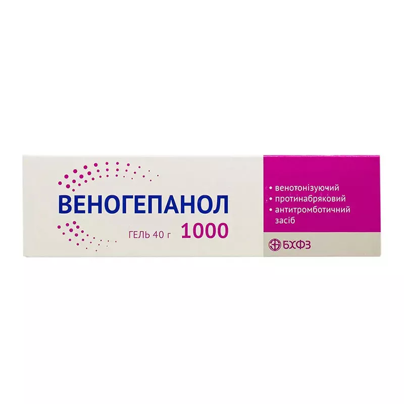 Веногепанол 1000 гель 40г БХФЗ