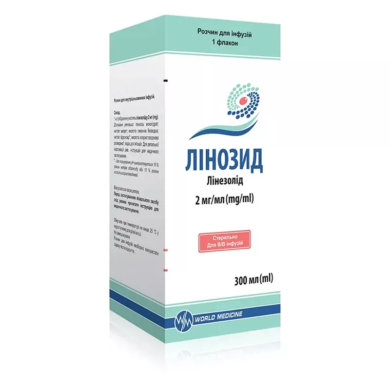 *Линозид р-р д/инф. 2мг/мл фл. 300мл