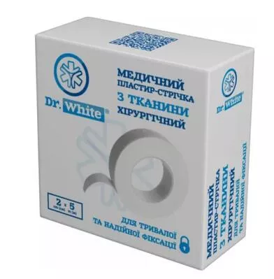 *Пластырь Dr.White ткан. мед. хир. 2 см х 5 м