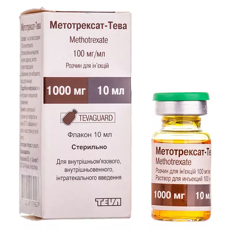 *Метотрексат-Тева р-р д/ин. 100мг/мл 10мл флак. №1