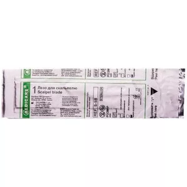 *Лезвие д/скальпеля Medicare р.15
