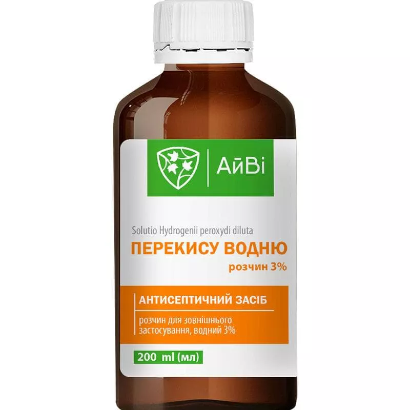 *Перекиси водорода р-р 3% полим. флак. 200мл Виола ТМ АйВи