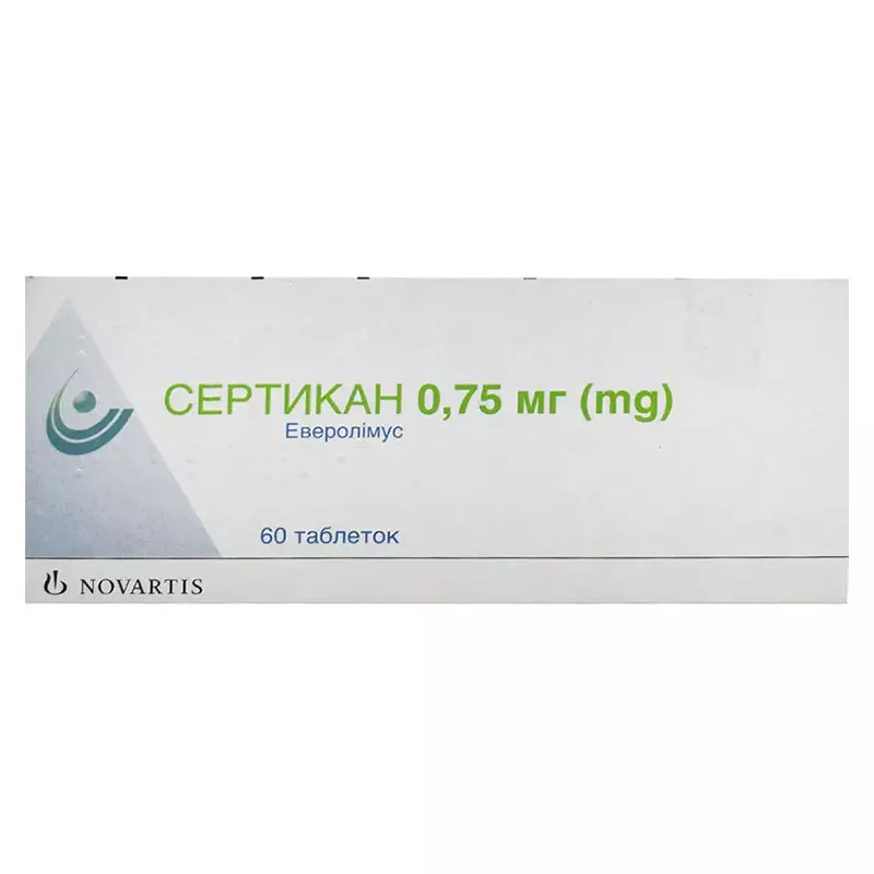 *Сертикан табл. 0,75 мг №60