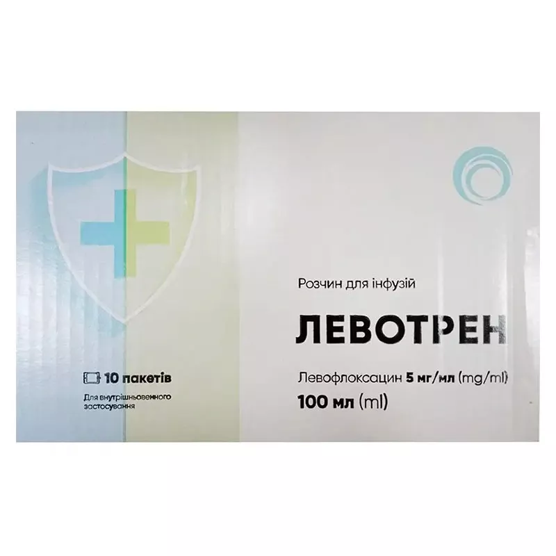 *Левотрен р-р д/инф. 5 мг/мл пак. 100 мл №10