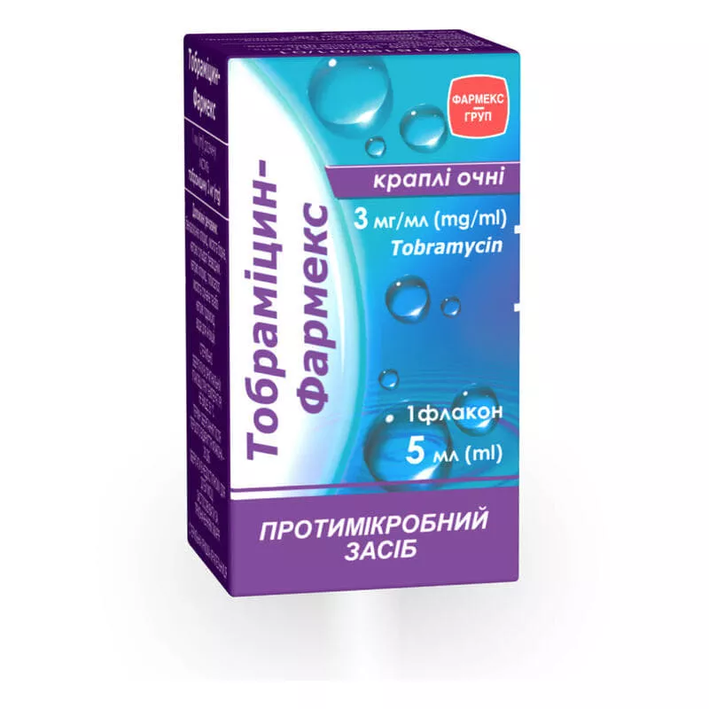 *ДУБЛЬ Тобрамицин-Фармекс капли глазные 3мг/мл 5мл фл. №1