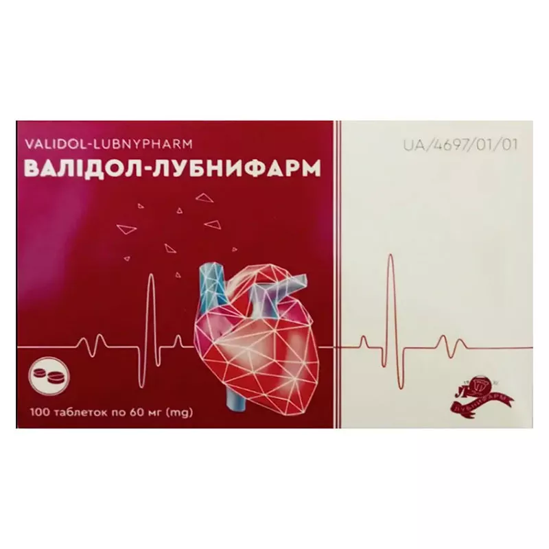 *Валидол-Лубныфарм табл. 60мг №100