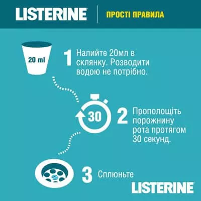 *Ополаскиватель LISTERINE полости рта Освежающая мята 1000 мл