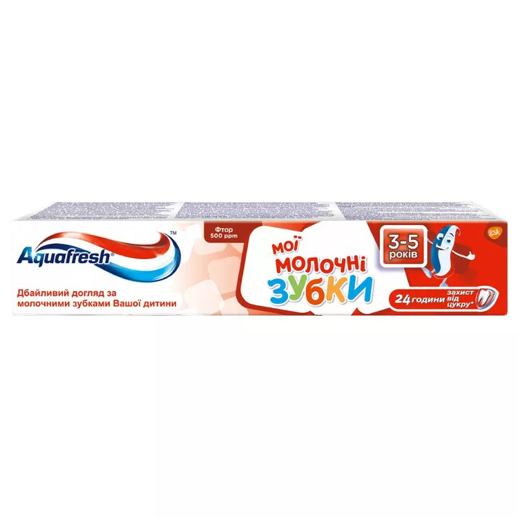 *Зубная паста Aquafresh Мои Молочные Зубки 3-5 лет 50 мл