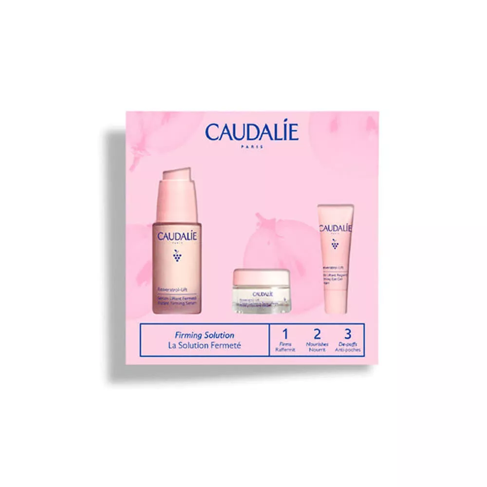 *Набор Caudalie Resveratrol Lift 1,2,3 Spring Set (сыворотка 30мл, крем-кашемир 15мл, крем-гель 5мл)