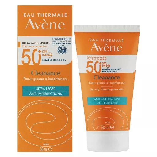 Крем Авен Клинанс Солнцезащитный SPF50+ 50 мл