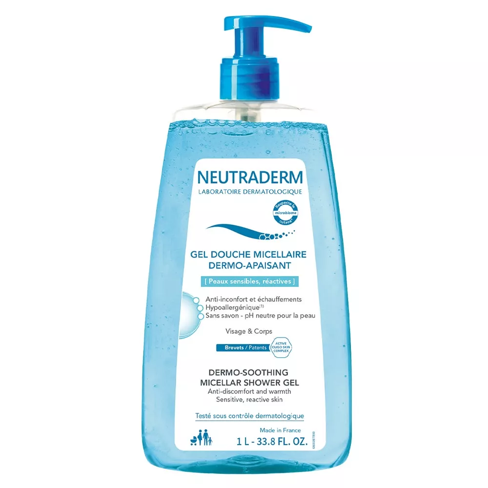 Гель NEUTRADERM для душа успокаивающий мицеллярный 1л