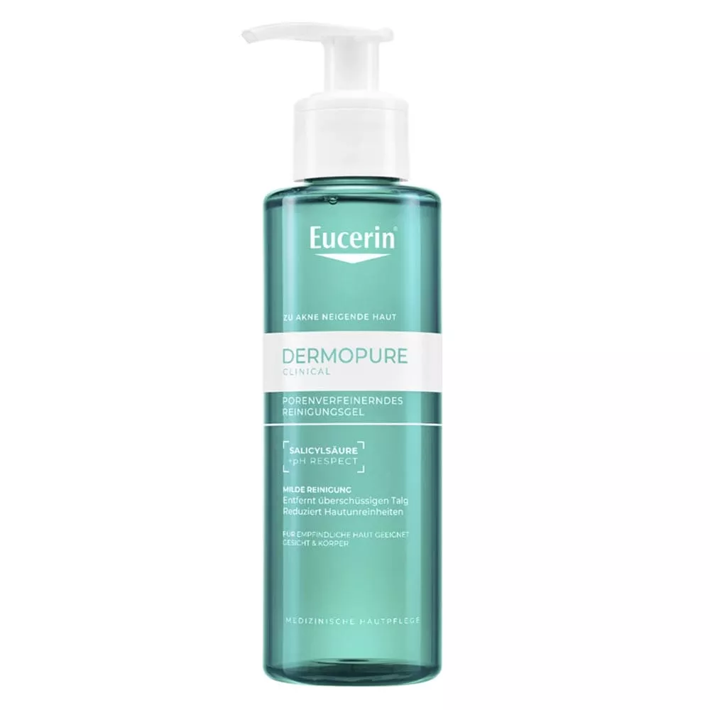 *Гель Eucerin 88982 ДермоПьюр Клиникал деликатный очищающий д/проблемной кожи 400мл
