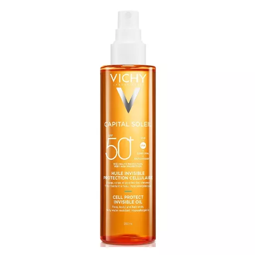 *Масло Vichy Капиталь Солей Солнцезащ для лица, тела, конч. волос SPF50+ 200 мл