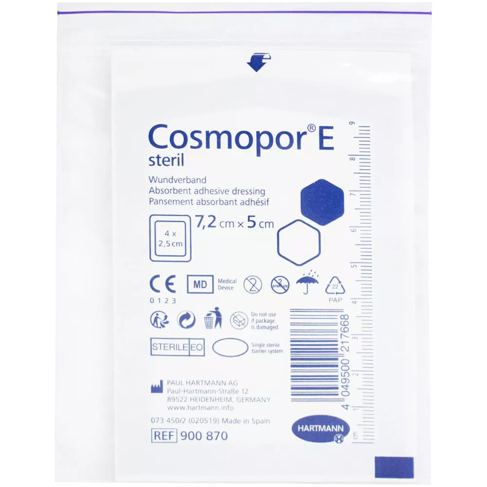 *Повязка Cosmopor E стер. послеопер. 7,2  х 5 см №1