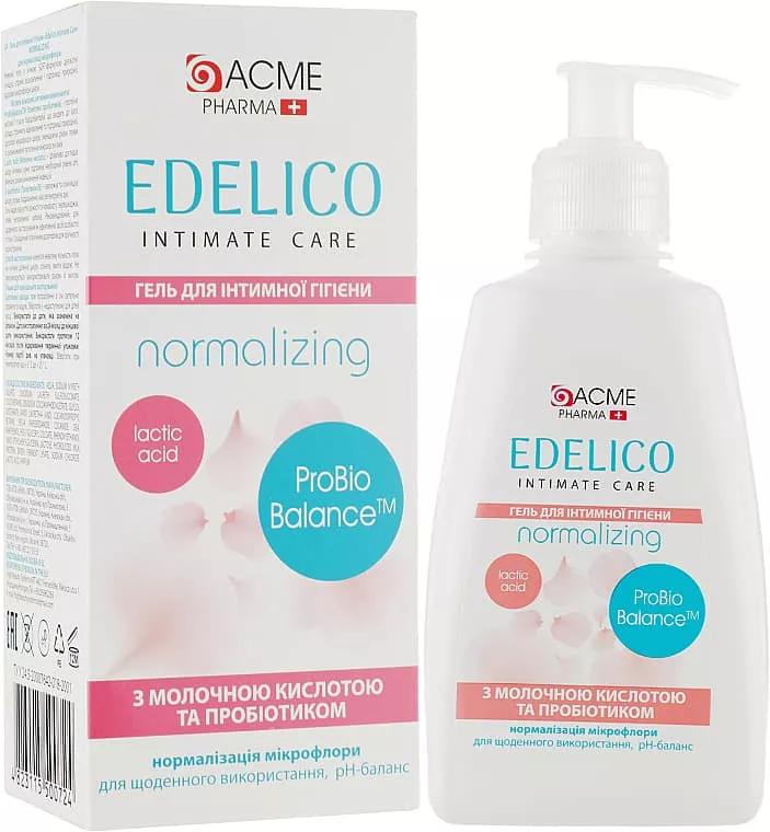 *Гель Edelico Intimate Care Normalizing для интимной гигиены для нормализации микрофлоры 300 мл