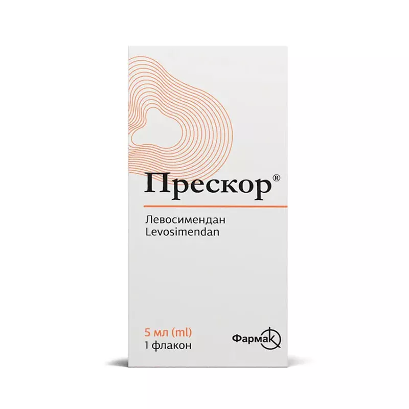 *Прескор концентрат д/р-ра д/инф. 2,5мг/мл 5мл фл. стекл. №1