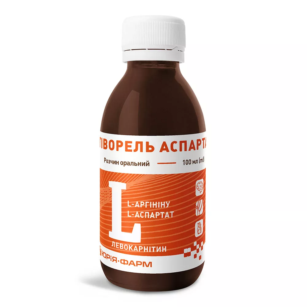 Тиворель аспартат р-р орал. полим. флак. 100мл Юрия-фарм