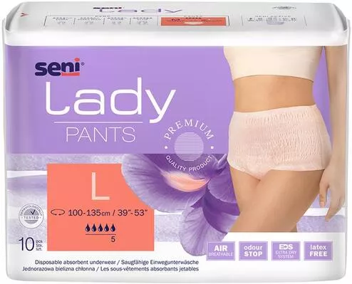 Трусы Seni Lady Pants поглощающие для взрослых 100-135 см №10