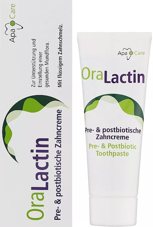 Зубная паста ApaCare с постбиотиками OraLactin 75 мл