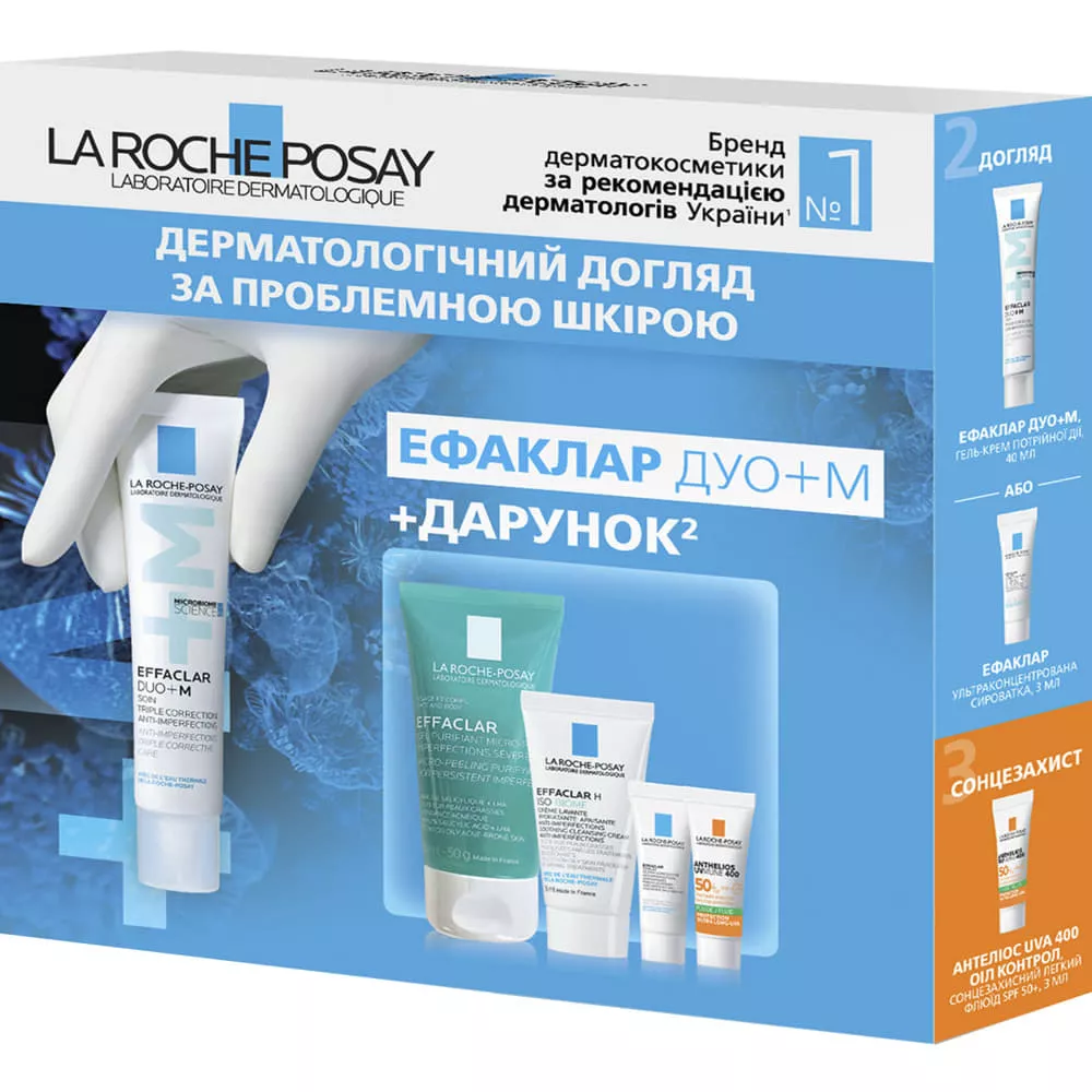 *Набор La Roche-Posay Эфаклар Дуо+М 2024
