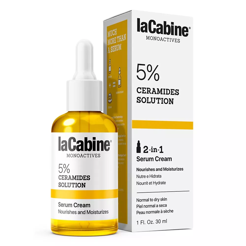 Крем-сыворотка LaCabine 5% Ceramides 2 in 1 д/пит. и увлаж. сухой кожи лица 5% керамидов 30 мл