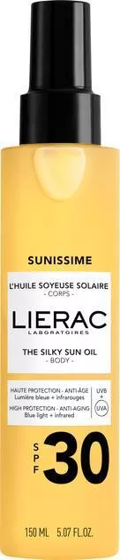 Масло Lierac Санисим шелковистое солнцезащитное SPF 30 150 мл