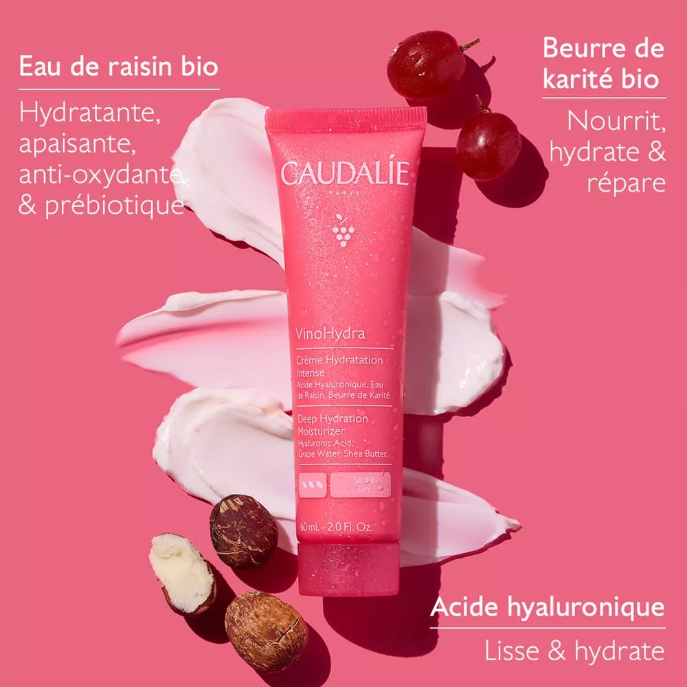 Крем Caudalie Vinohydra увлажняющий для лица 60 мл