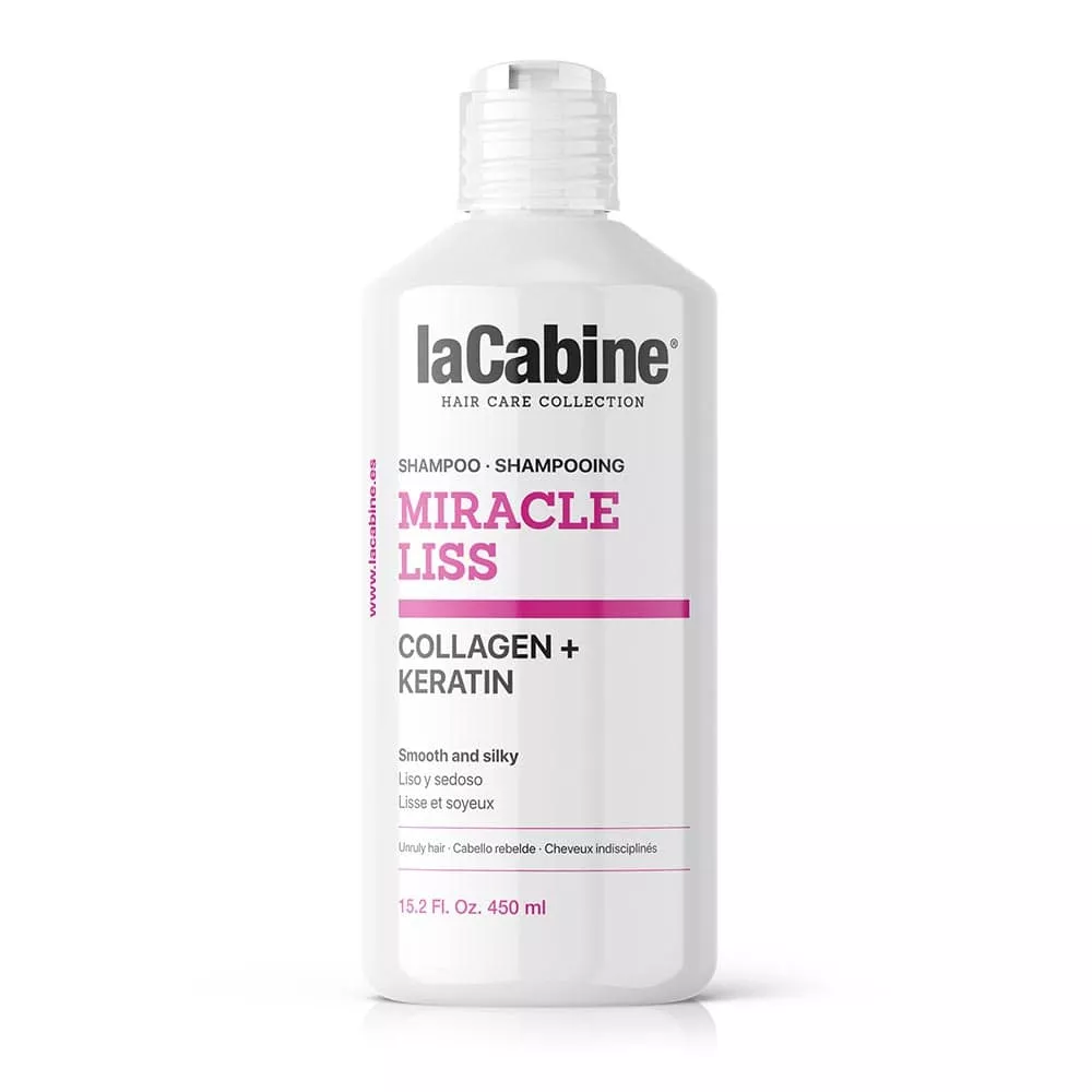 Шампунь LaCabine Miracle Liss с коллагеном и кератином для непослушных волос 450 мл