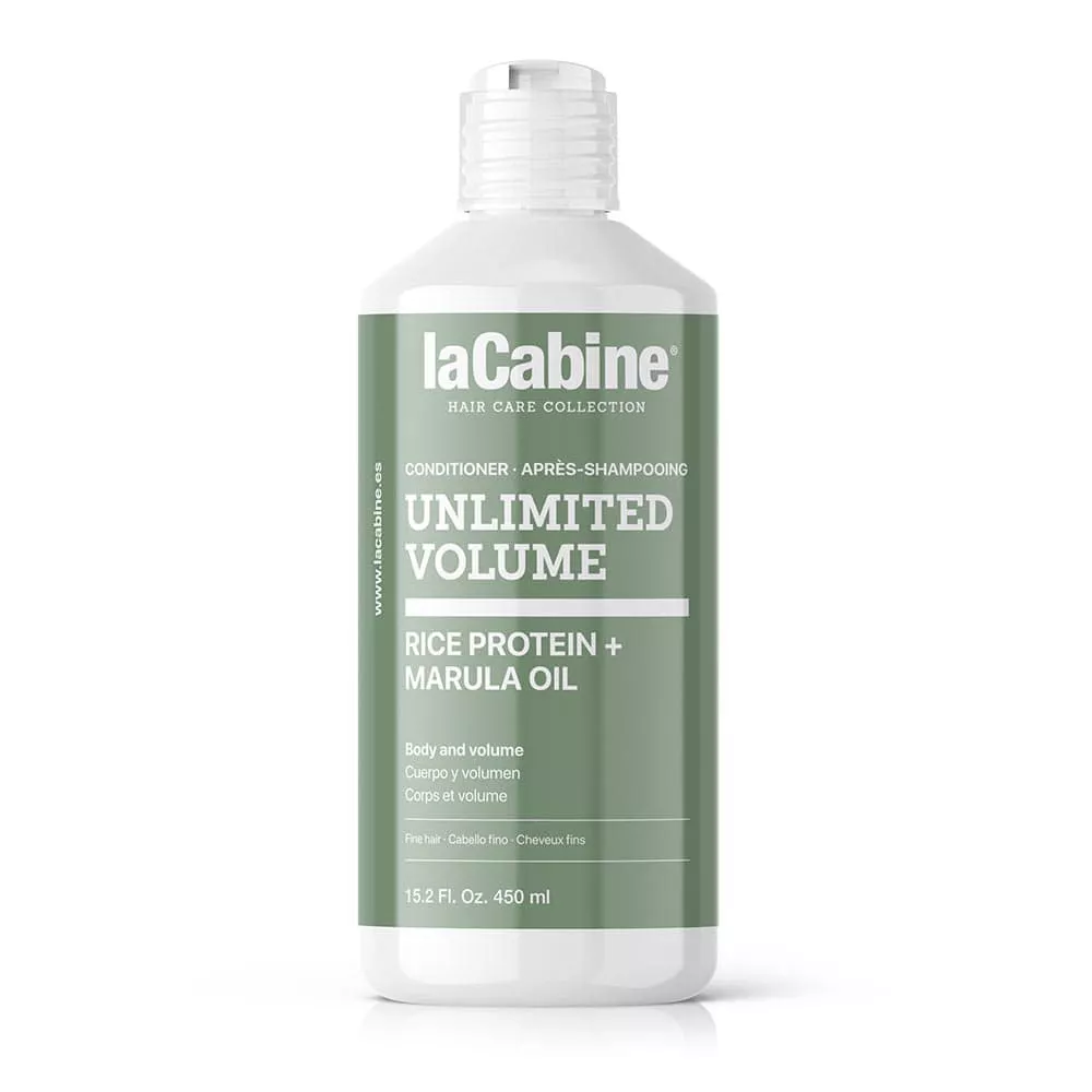 Кондиционер LaCabine Unlimited volume с рисовым протеином для укрепления и объема тонких волос 450 м