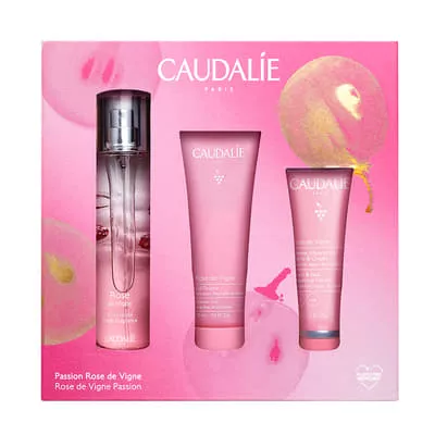 *Набор Caudalie Rose de Vigne (крем д/рук 30мл, гель д/душа 50мл, энергетическая туал. вода 50мл)