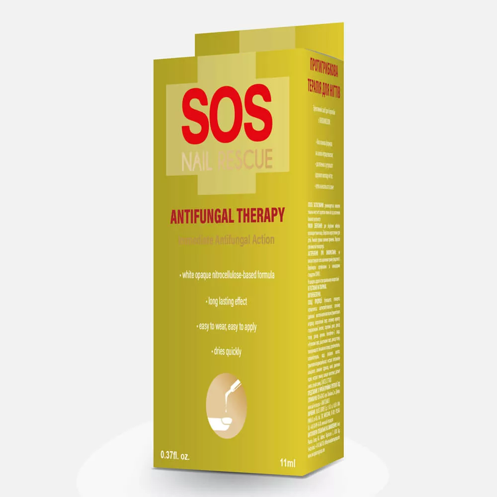 *Средство для ногтей Sos Nail Rescue противогрибковый 11мл
