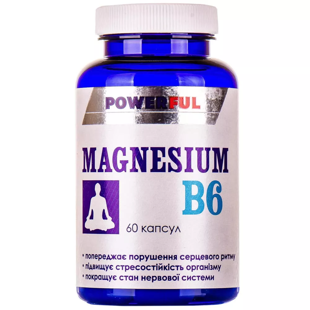 *Магнезиум B6 POWERFUL капс. №60