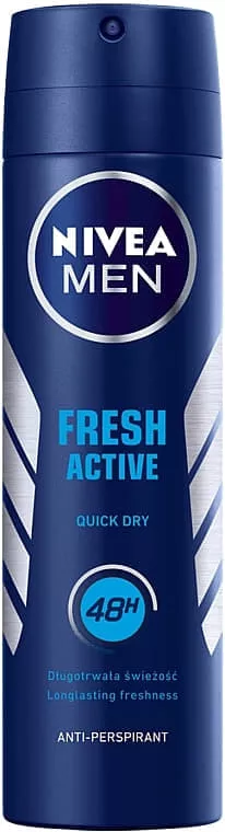 *NIVEA For men дезодорант спрей Активная свежесть 150мл