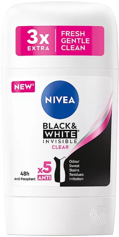 *NIVEA дезодорант стик Черное и Белое невидимый 50мл