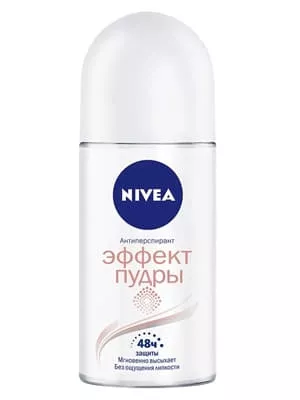*NIVEA дезодорант-шарик Эффект пудры 50мл
