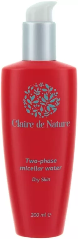 *Средство Claire de Nature двухфаз мицел д/сухой кожи 200мл