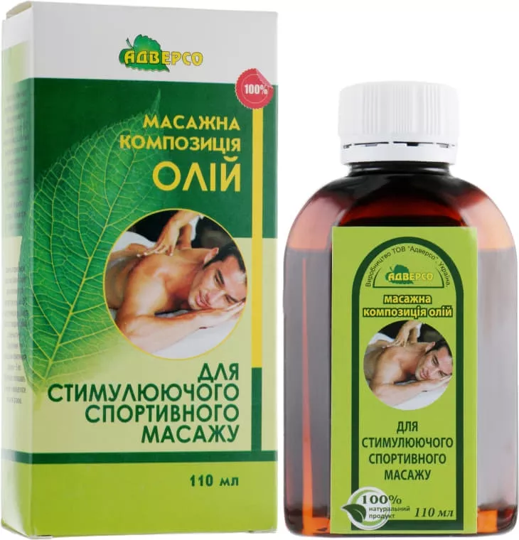 *Масло Адверсо  д/стимулирующего массажа 110мл