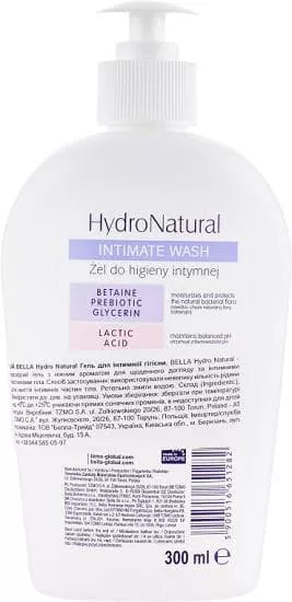 *Гель для интимной гигиены Bella Hydro Natural, 300мл