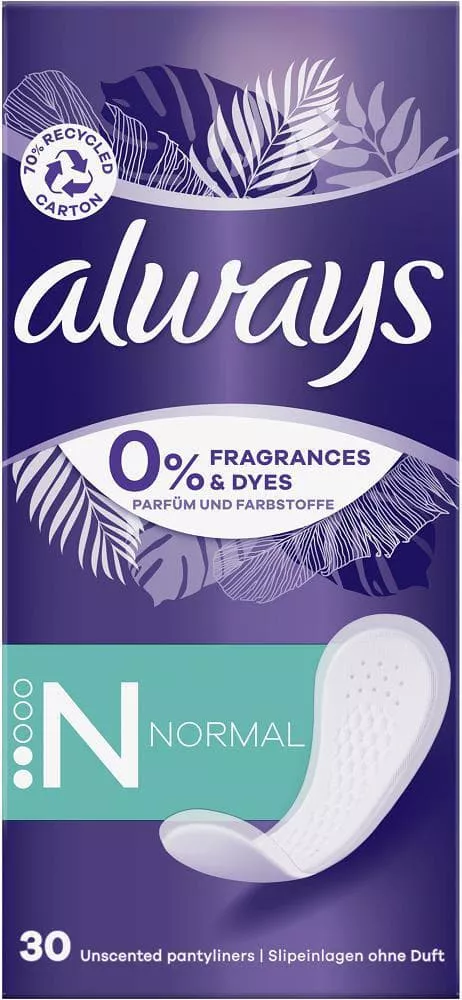 Прокладки Always Daily ежедневные Fresh Normal Без запаха №30