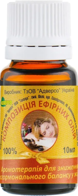 *Масло Адверсо ароматерапия д/снижения дисгормон. баланса 10мл