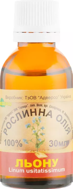 *Масло Адверсо льна 30мл