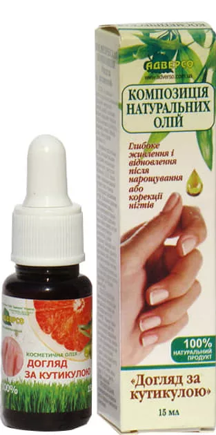 *Масло Адверсо по уходу за кутикулой 15мл